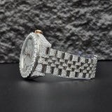 Roman Numeric Elegant Automatic Moissanite Wrist Watch