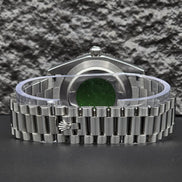Green Color Moissanite Diamond Classic Watch