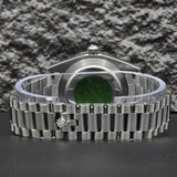 Green Color Moissanite Diamond Classic Watch
