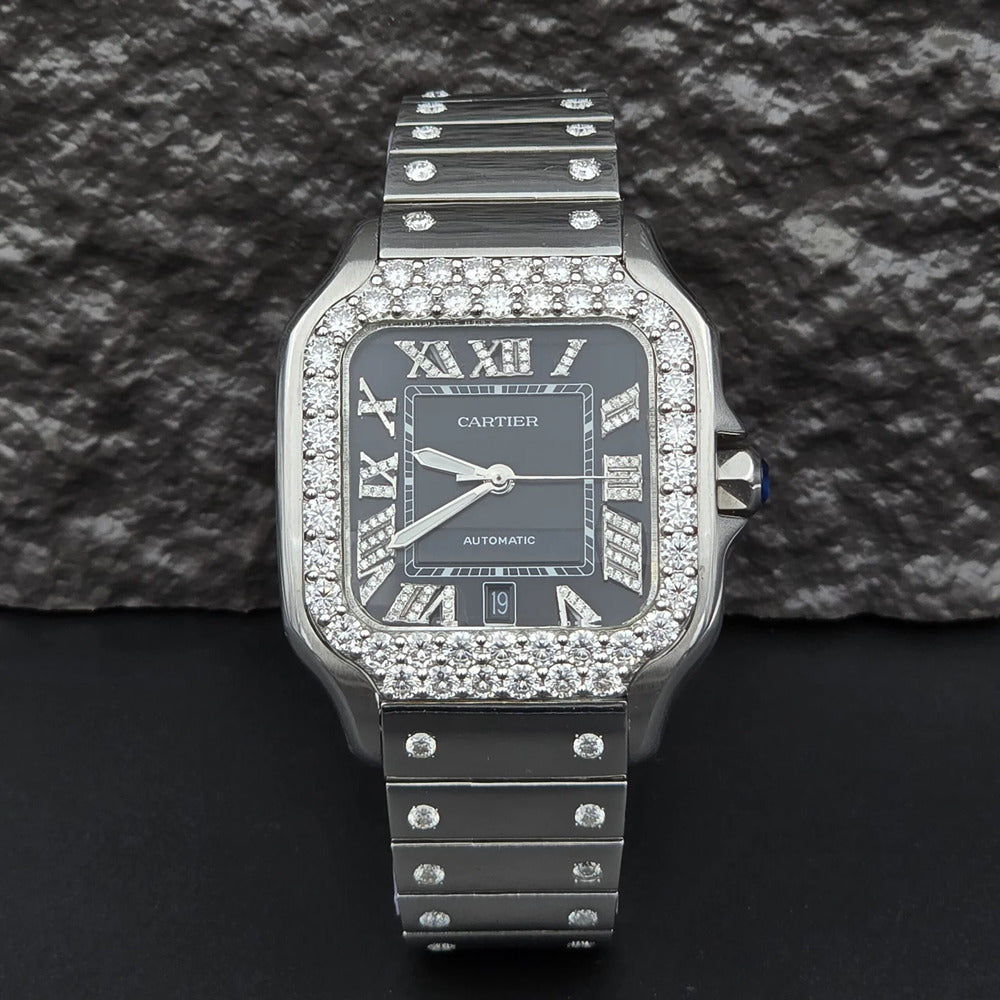 Automatic Movement Moissanite Wrist Fashion Watch