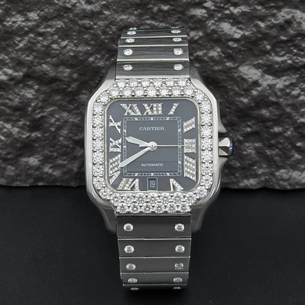 Automatic Movement Moissanite Wrist Fashion Watch