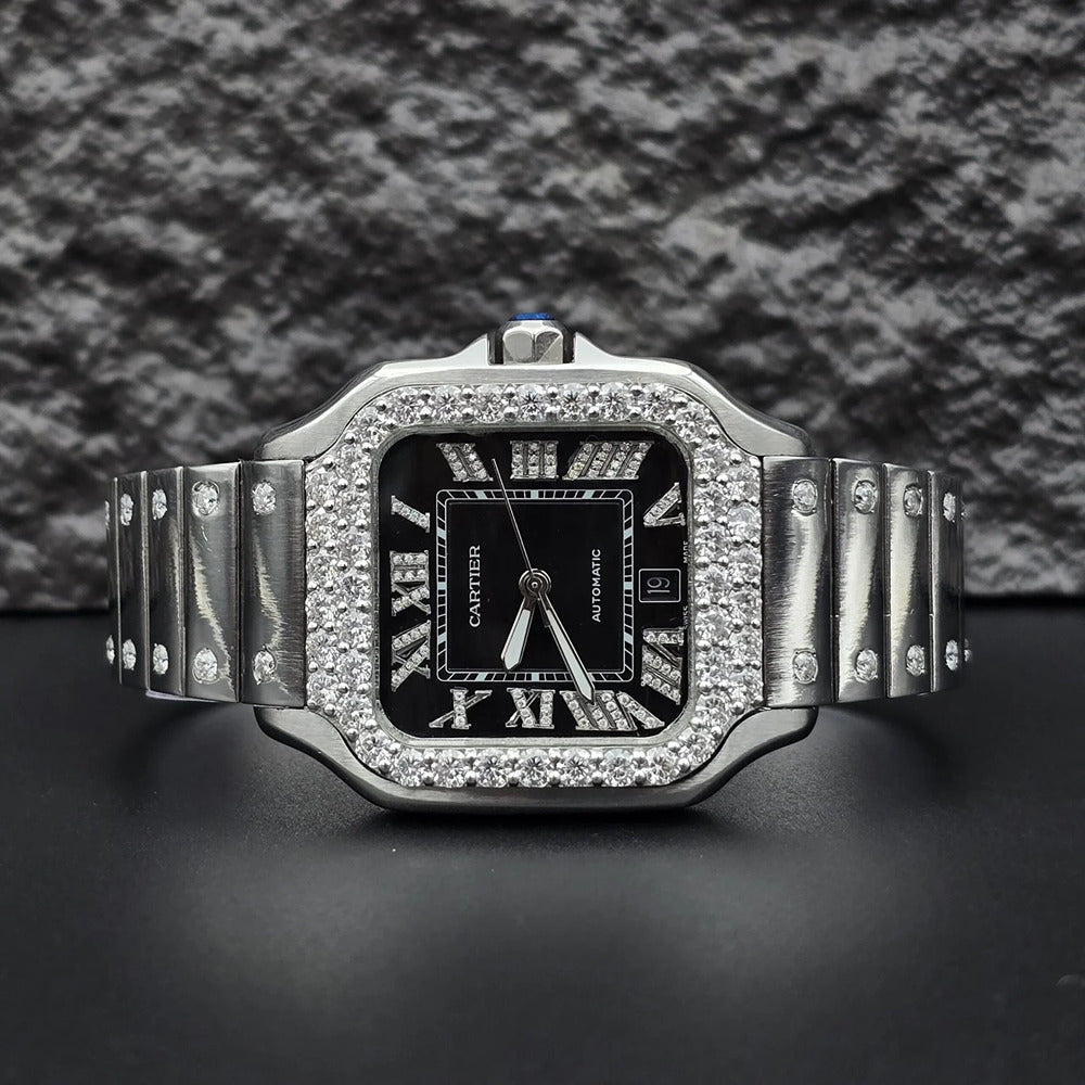 Automatic Movement Moissanite Wrist Fashion Watch
