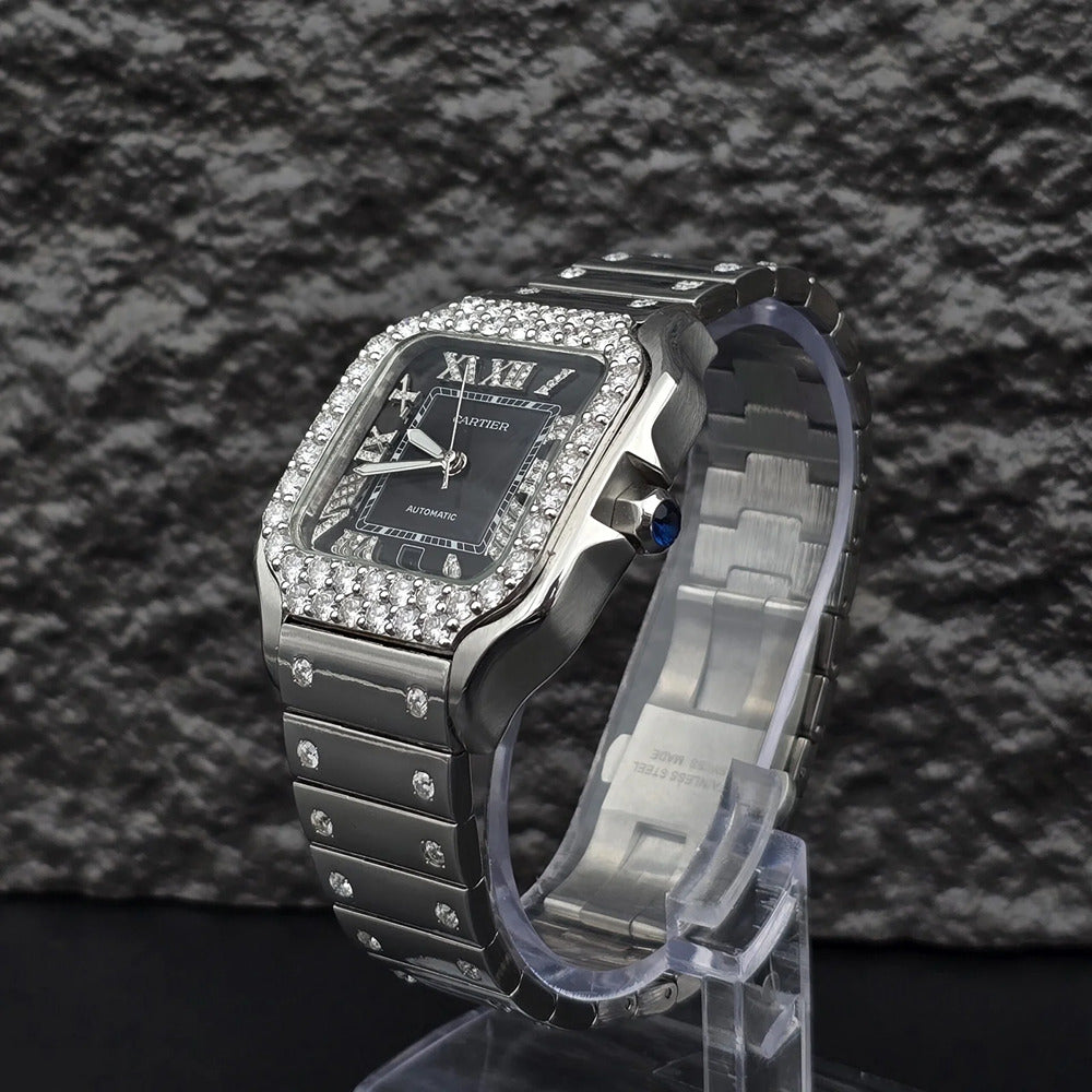 Automatic Movement Moissanite Wrist Fashion Watch