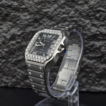 Automatic Movement Moissanite Wrist Fashion Watch