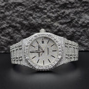 Exquisite Fully Moissanite Diamond Iced Out Wrist Watch