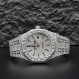 Exquisite Fully Moissanite Diamond Iced Out Wrist Watch