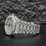 Exquisite Fully Moissanite Diamond Iced Out Wrist Watch