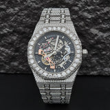 Luxury Iced Out Moissanite Automatic Watch