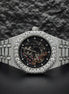 Luxury Iced Out Moissanite Automatic Watch