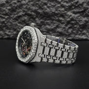 Luxury Iced Out Moissanite Automatic Watch
