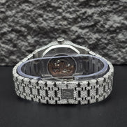 Luxury Iced Out Moissanite Automatic Watch