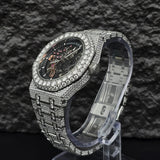 Luxury Iced Out Moissanite Automatic Watch