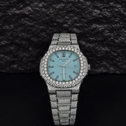Trendy Style Full Moissanite Diamond Automatic Watch