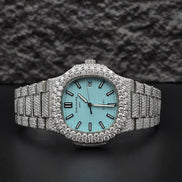 Trendy Style Full Moissanite Diamond Automatic Watch