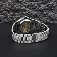 Trendy Style Full Moissanite Diamond Automatic Watch