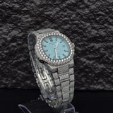 Trendy Style Full Moissanite Diamond Automatic Watch