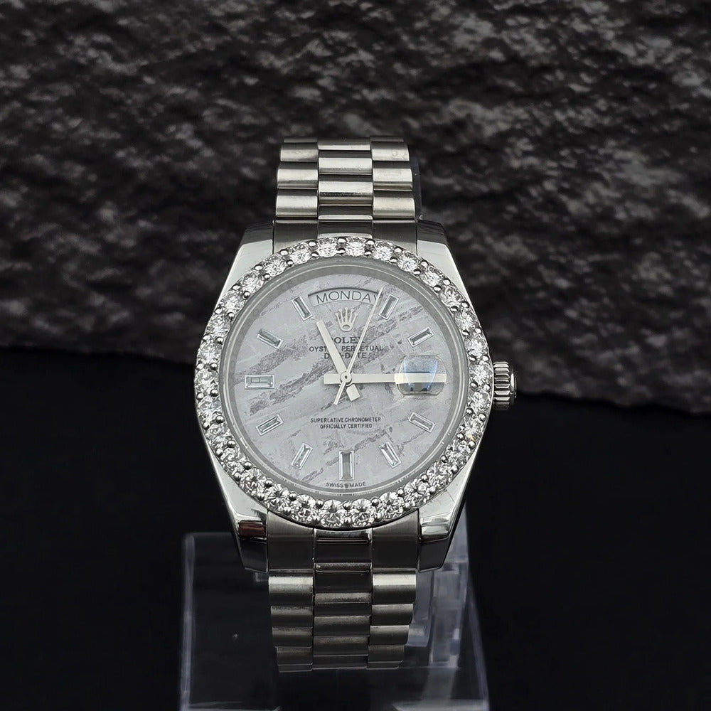 Unique Style Moissanite Diamond Luxury Watch For Men's