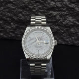 Unique Style Moissanite Diamond Luxury Watch For Men's