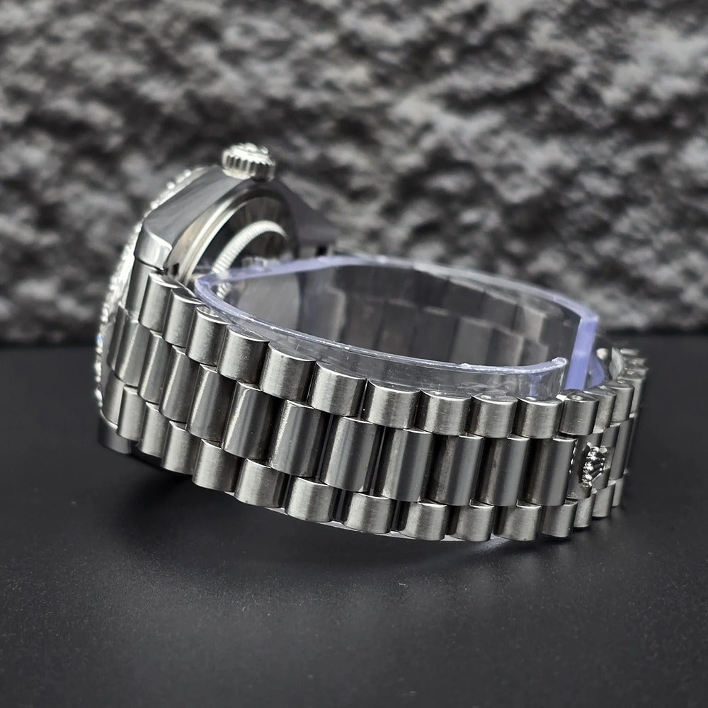 Unique Style Moissanite Diamond Luxury Watch For Men's