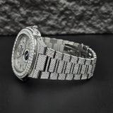 Elegant Look Fully Iced Out Moissanite Hip Hop Watch