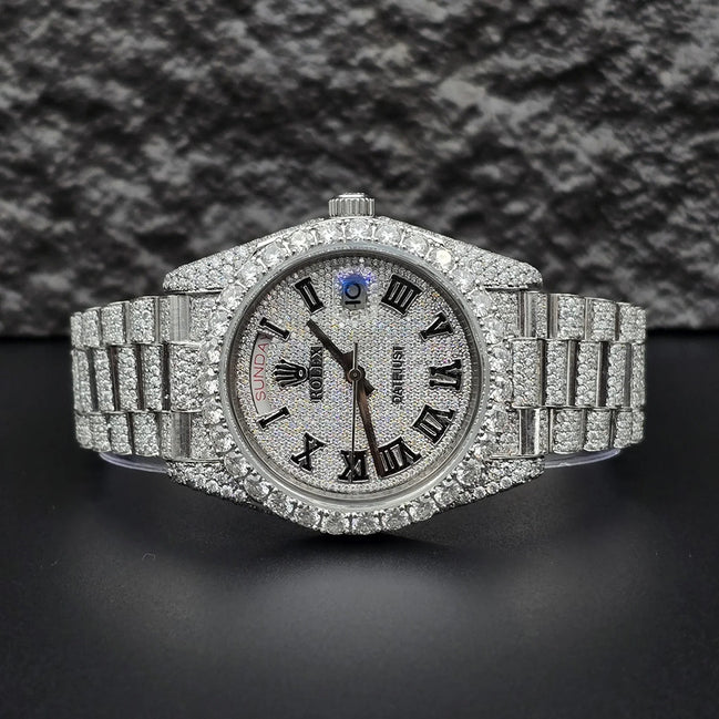 Moissanite Iced Out Luxury Hip Hop Watch