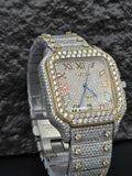 Dual Tone Expensive Moissanite Luxury Watch
