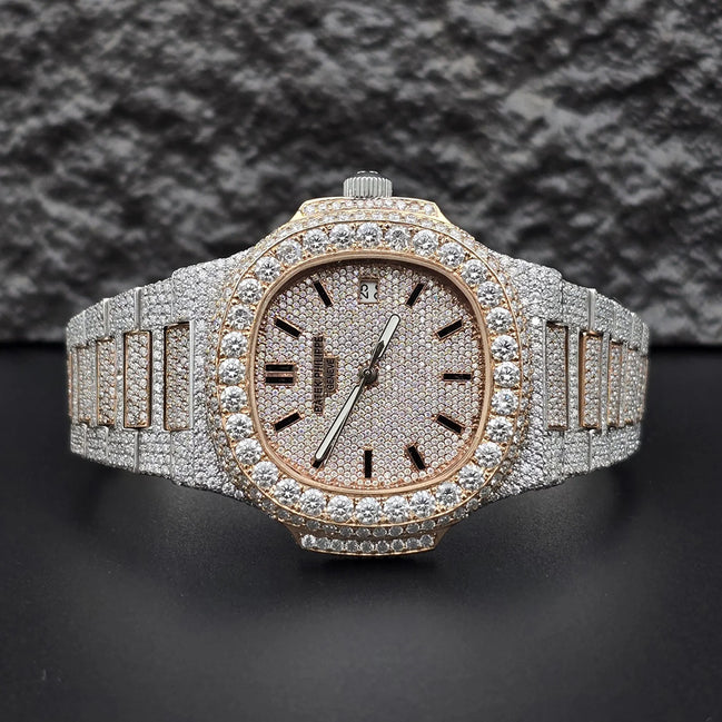 Luxury Daily Wear Moissanite Men's Watch
