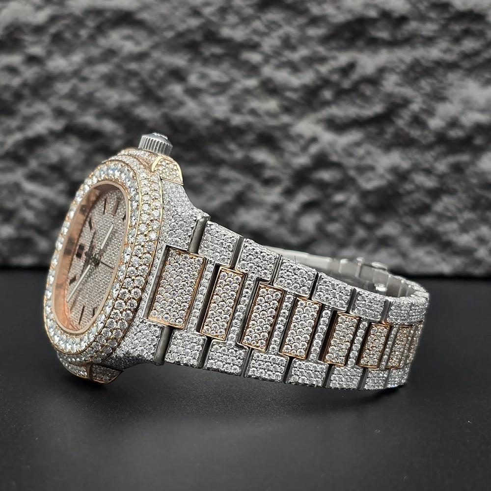 Luxury Daily Wear Moissanite Men's Watch