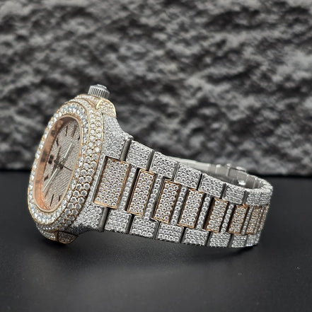 Luxury Daily Wear Moissanite Men's Watch