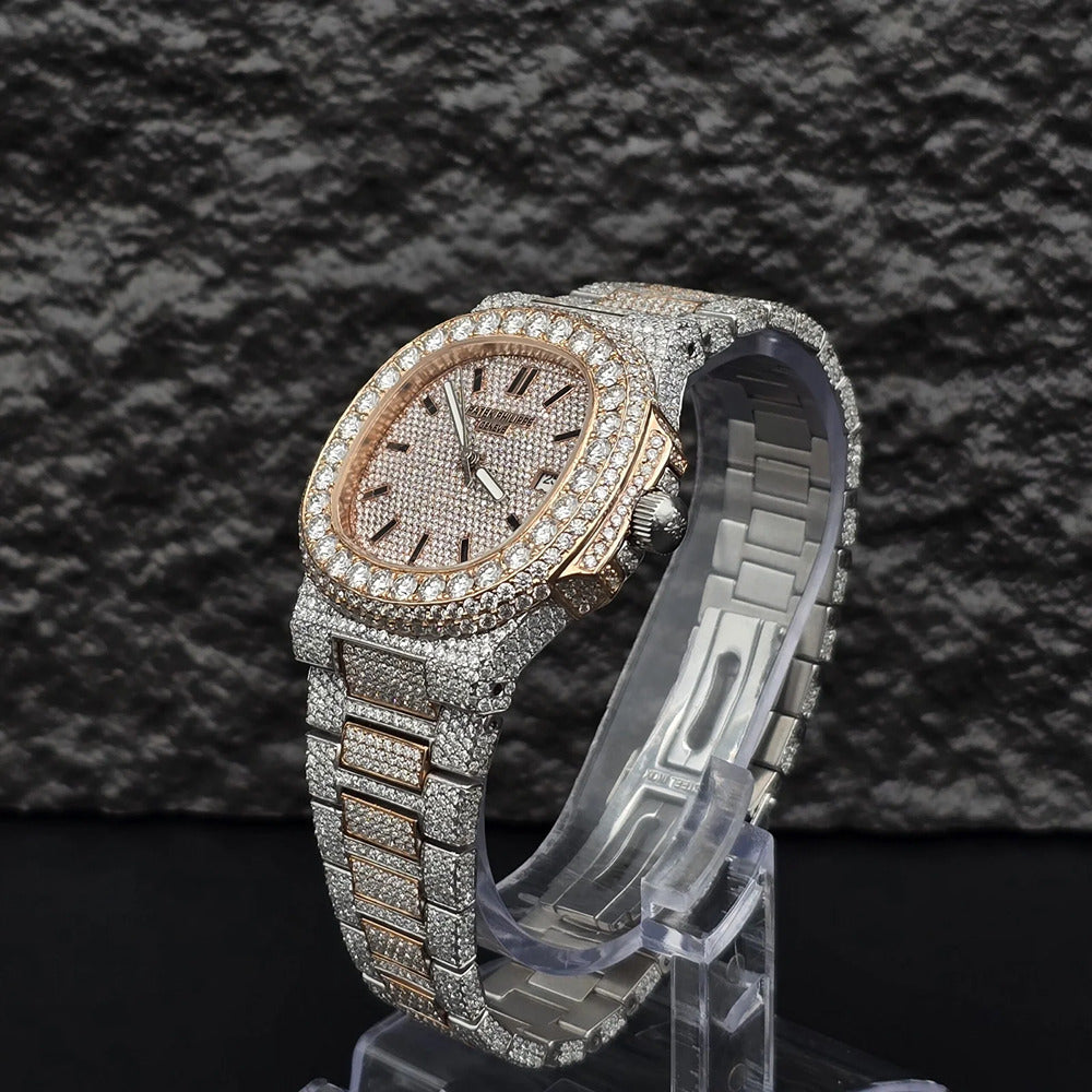 Luxury Daily Wear Moissanite Men's Watch