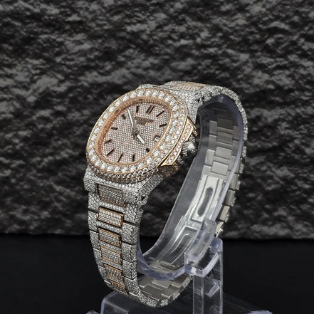 Luxury Daily Wear Moissanite Men's Watch