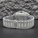 Arabic Number Iced Out Moissanite Luxury Men's Watch