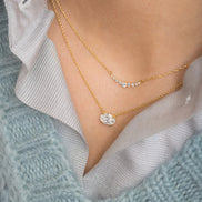 Oval Cut Solitaire Moissanite Custom Pendant Gift For Her