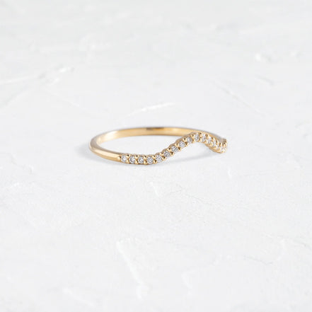 Colorless Moissanite Round Cut Unique Eternity Wedding Band