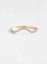 Colorless Moissanite Round Cut Unique Eternity Wedding Band