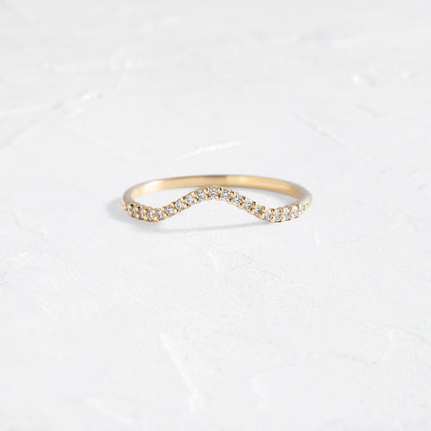Colorless Moissanite Round Cut Unique Eternity Wedding Band