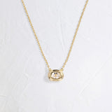 Oval Cut Solitaire Moissanite Custom Pendant Gift For Her