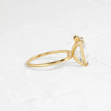 Emerald Cut Vintage Moissanite Ring Gift For Women