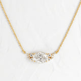 Oval Cut Moissanite VVS1 Unique Pendant Gift For Her