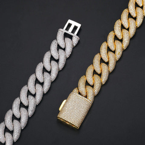 Moissanite Diamond Miami Crub Cuban Link Chain
