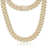 Hip Hop Moissanite Diamond Luxury Cuban Link Chain