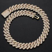Hip Hop Moissanite Diamond Luxury Cuban Link Chain