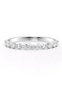 Round Cut Moissanite Eternity Wedding Ring