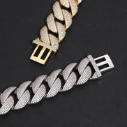 Iced Out Moissanite Diamond Bubble Chain
