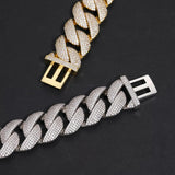 Iced Out Moissanite Diamond Bubble Chain