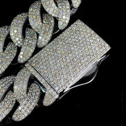 Moissanite Diamond 22mm Iced Out Hip Hop Chain For Rapper