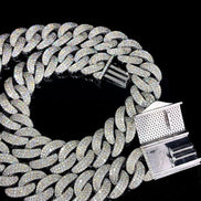 Moissanite Diamond 22mm Iced Out Hip Hop Chain For Rapper
