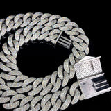 Moissanite Diamond 22mm Iced Out Hip Hop Chain For Rapper