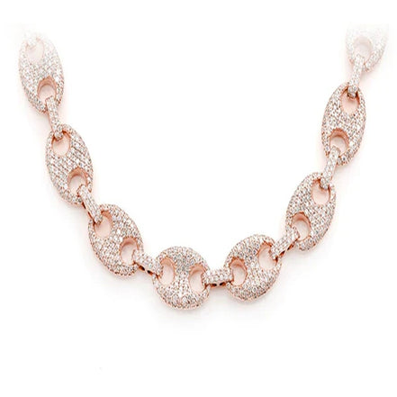 Men's Miami Cuban Mariner Link Iced Out Hip Hop Chain