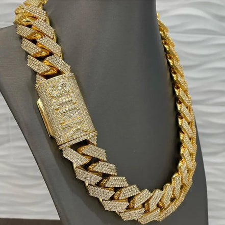 Iced Out Moissnaite Chain Necklace Customized Hip Hop Jewelry